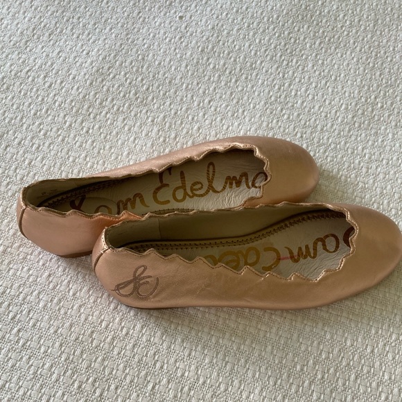 Sam Edelman Francis ballerina flats in Rose gold 5 - Picture 4 of 9